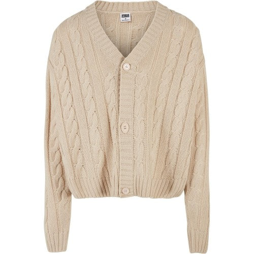 Front - Urban Classics Mens Boxy Cardigan