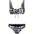 Front - Urban Classics Womens/Ladies Tie Dye Lace Up Bikini