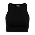 Front - Urban Classics Womens/Ladies Ribbed Crop Top