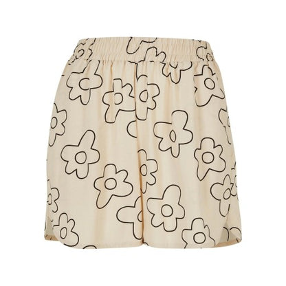 Front - Urban Classics Womens/Ladies Viscose All-Over Print Resort Shorts