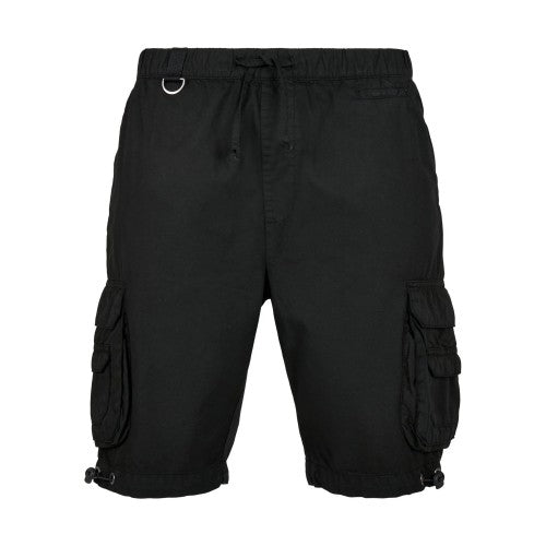 Front - Urban Classics Mens Double Pocket Cargo Shorts