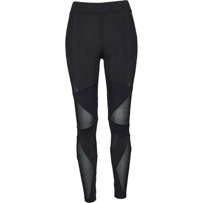 Front - Urban Classics Womens/Ladies Tech Mesh Triangle Leggings