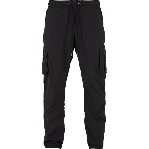 Front - Urban Classics Mens Nylon Straight Leg Cargo Trousers