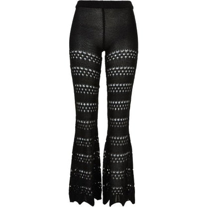 Front - Urban Classics Womens/Ladies Knitted Crochet Flared Leggings