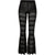 Front - Urban Classics Womens/Ladies Knitted Crochet Flared Leggings