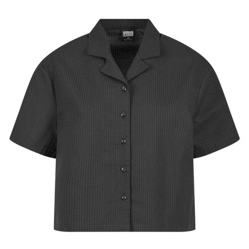Front - Urban Classics Womens/Ladies Seersucker Shirt