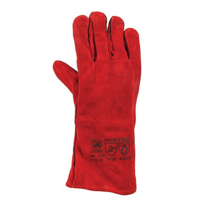 Front - Silverline Unisex Adult Split Leather Welding Gauntlets