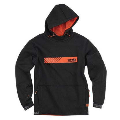 Front - Scruffs Mens Tech Logo Hoodie