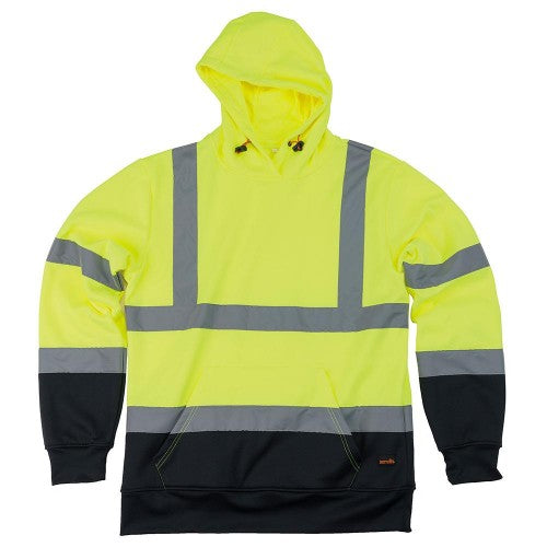 Front - Scruffs Mens Hi-Vis Hoodie
