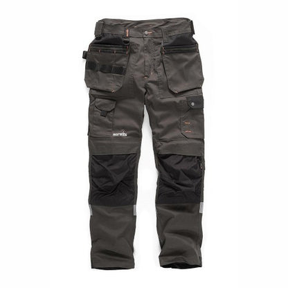 Front - Scruffs Mens Trade Stretch Work Trousers
