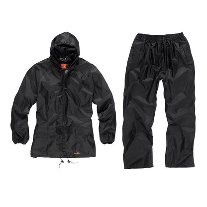 Front - Scruffs Unisex Adult Loose Waterproof Jacket And Trousers Set