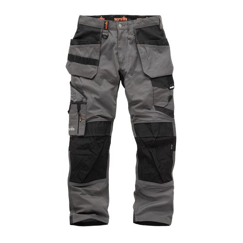 Front - Scruffs Mens Trade Holster Pocket Work Trousers