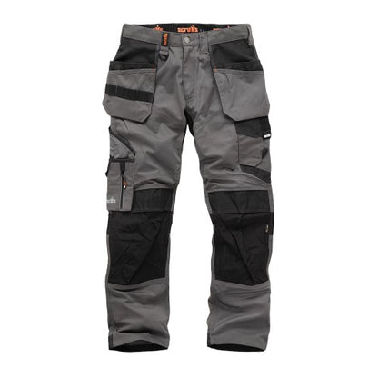 Front - Scruffs Mens Trade Holster Pocket Work Trousers