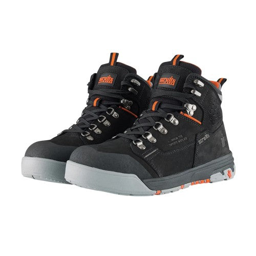 Front - Scruffs Mens Hydra Nubuck Safety Boots