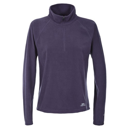 Front - Trespass Womens/Ladies Shiner Half Zip Microfleece Top