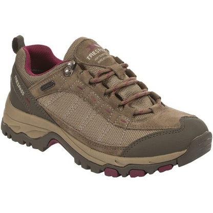 Front - Trespass Womens/Ladies Scree Lace Up Technical Walking Shoes