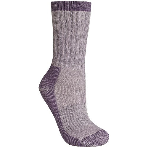 Front - Trespass Womens/Ladies Springer Hiking Boot Socks (1 Pair)