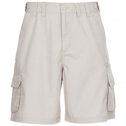 Front - Trespass Mens Gally Water Repellent Hiking Cargo Shorts