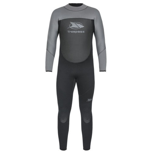 Front - Trespass Diver Mens 5mm Full Length Neoprene Wetsuit