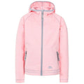 Front - Trespass Childrens Girls Goodness Full Zip Hooded Fleece Jacket