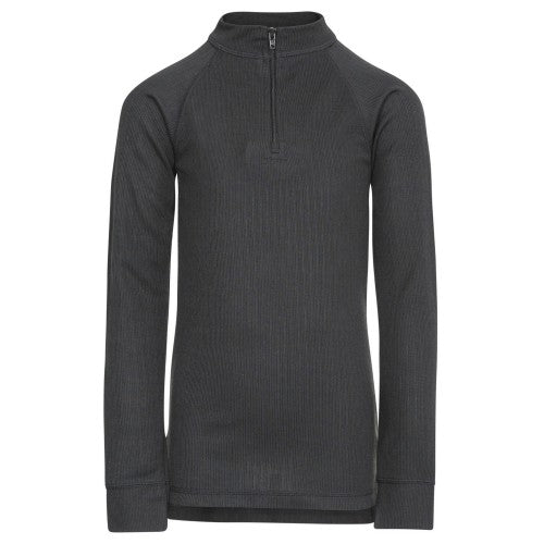 Front - Trespass Childrens/Kids Wise360 1/2 Zip Baselayer Top