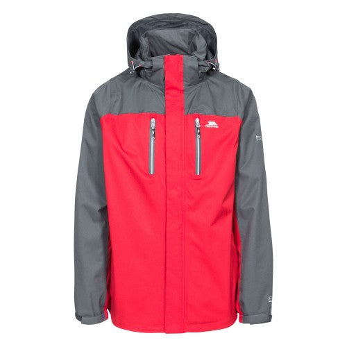 Front - Trespass Mens Wooster Waterproof Jacket
