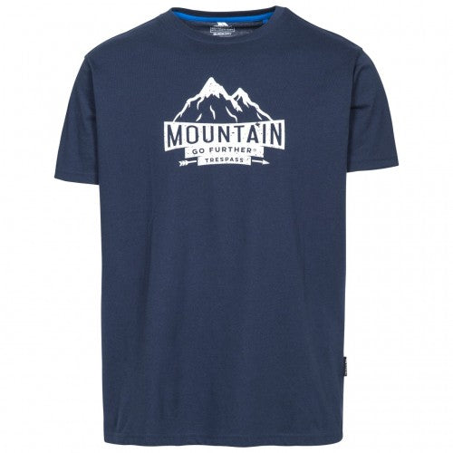 Front - Trespass Mens Peaked Short Sleeve T-Shirt