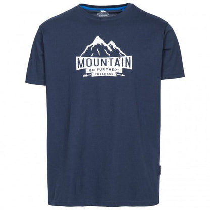 Front - Trespass Mens Peaked Short Sleeve T-Shirt