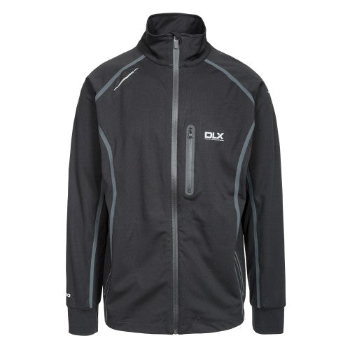 Front - Trespass Mens Thomson Waterproof Softshell Jacket