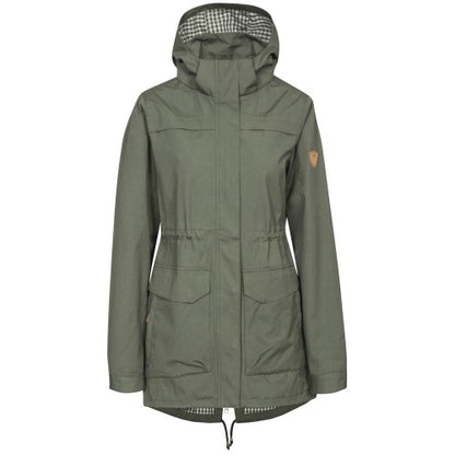 Front - Trespass Womens/Ladies Amanita Hooded Waterproof Rain Jacket