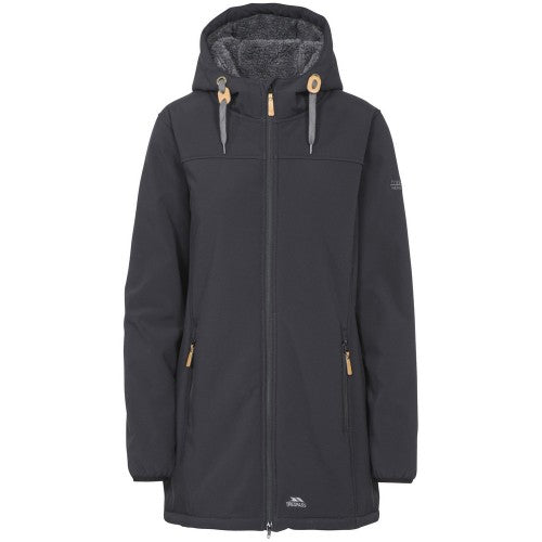 Front - Trespass Womens/Ladies Kristen Longer Length Hooded Waterproof Jacket
