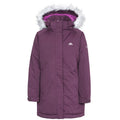 Front - Trespass Childrens Girls Fame Waterproof Parka Jacket