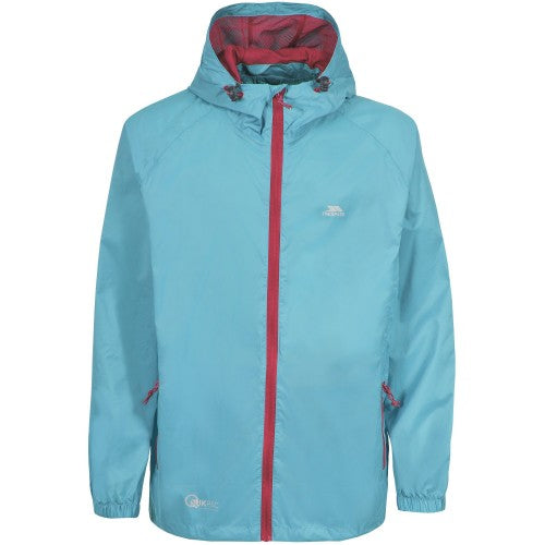 Front - Trespass Unisex Adult Qikpac Waterproof Jacket