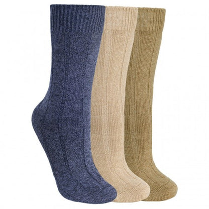 Front - Trespass Adults Unisex Intense Walking Socks (3 Pairs)