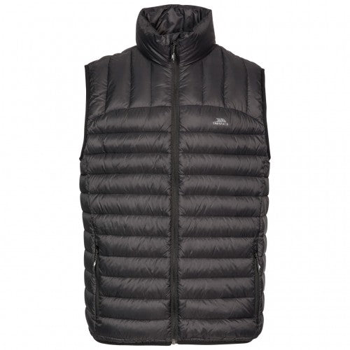 Front - Trespass Mens Hoppers Down Gilet