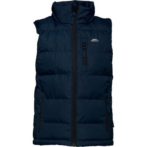 Front - Trespass Boys Taske Weatherproof Padded Gilet