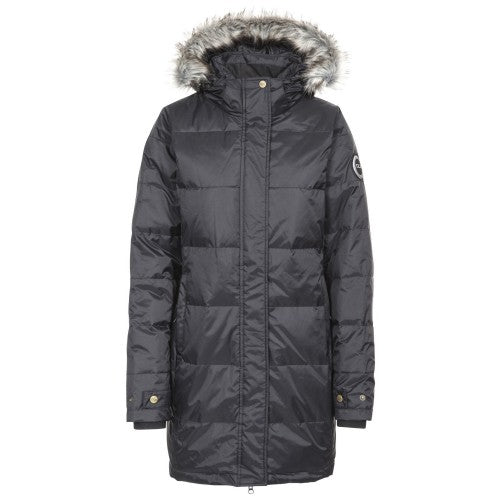 Front - Trespass Womens/Ladies Ophelia Deluxe Hooded Down Jacket