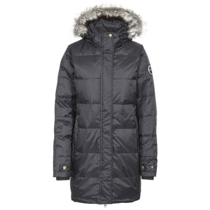 Front - Trespass Womens/Ladies Ophelia Deluxe Hooded Down Jacket