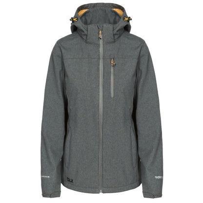 Front - Trespass Womens/Ladies Claren II Waterproof Softshell Jacket