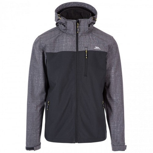 Front - Trespass Mens Abbott Softshell Jacket