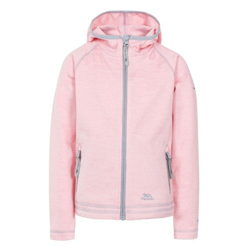 Front - Trespass Girls Goodness Airtrap Fleece Hoodie