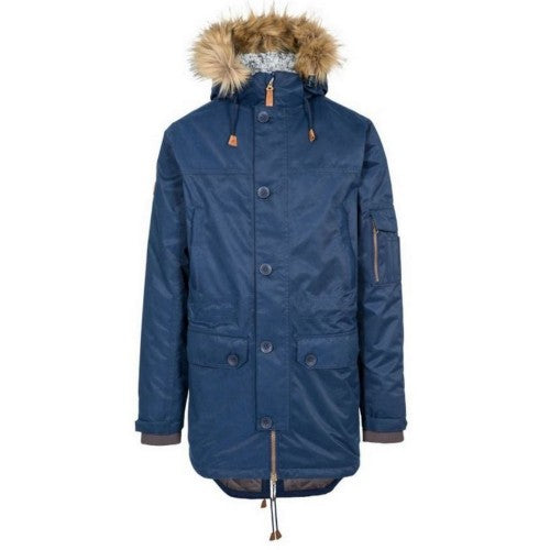 Front - Trespass Mens Pyworthy Waterproof Parka