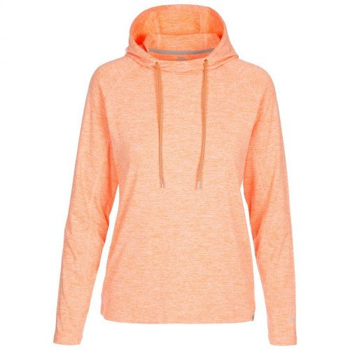 Carnation Marl - Front - Trespass Womens-Ladies Hattie Active Hoodie