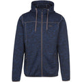 Front - Trespass Mens Odeno B Marl Fleece Jacket