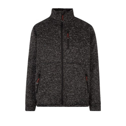 Front - Trespass Mens Ampney Marl Fleece Jacket