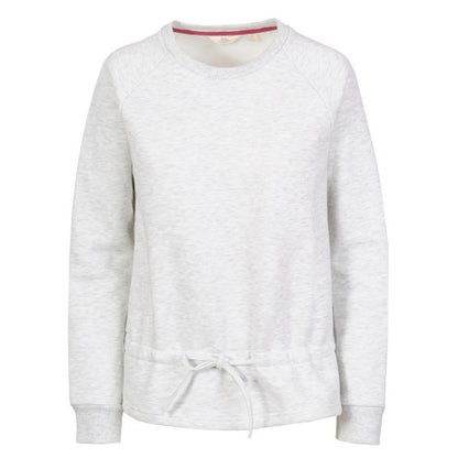 Front - Trespass Womens/Ladies Gretta Marl Round Neck Sweatshirt