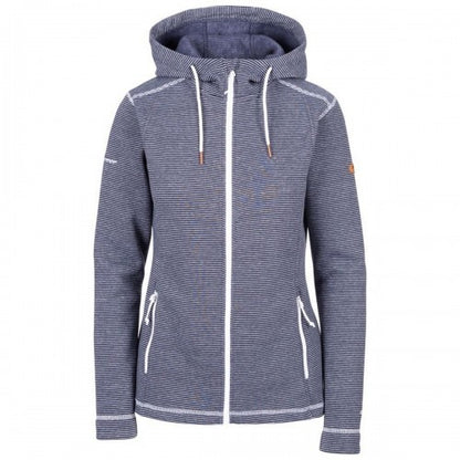 Front - Trespass Womens/Ladies Rootless Stripe Marl AT200 Fleece Jacket
