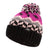 Front - Trespass Childrens/Kids Twiglet Chunky Knit Fleece Lined Hat