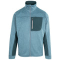 Front - Trespass Mens Radnage Marl AT200 Fleece Jacket