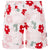 Front - Trespass Girls Tangible Floral Shorts